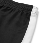 Sandro - Striped Cotton-Blend Jersey Trousers - Men - Black