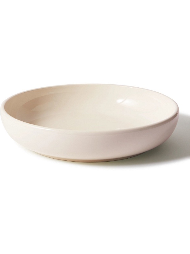 Photo: RD.LAB - Bilancia Glazed Ceramic Large Flat Bowl