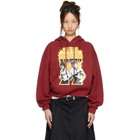 LU'U DAN BRUCE LEE x LỰU ĐẠN Red Heavy Weight Gym Hoodie