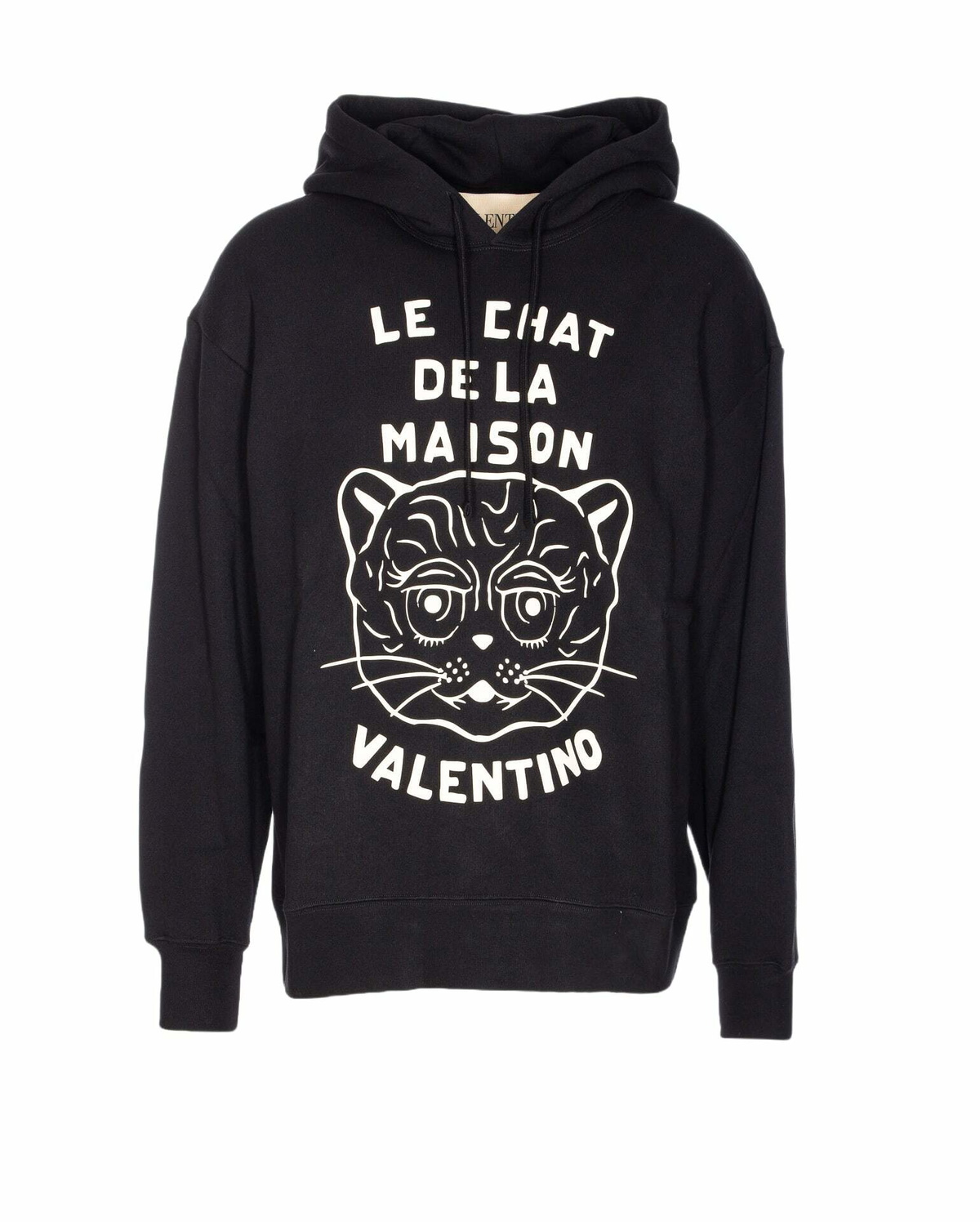 パーカー・フーディ VALENTINO GARAVANI CHAT DE LA MAISON PATCH HOODIE Valentino Garavani Chat De La Maison Patch Hoodie Valentino