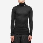 Jil Sander+ Men's Jil Sander Plus Roll Neck Wool Sweatshirt in Black