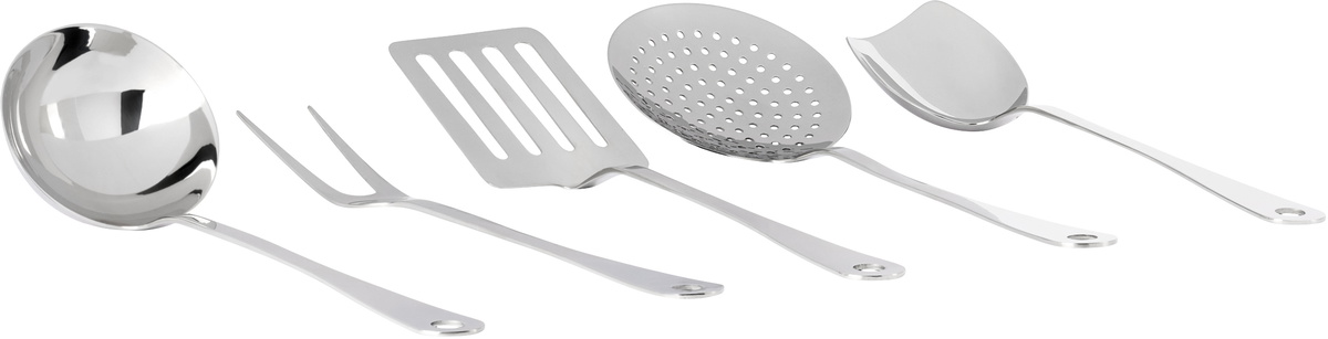 Alessi Silver AJM19 Kitchen Cutlery Set, 5 pcs
