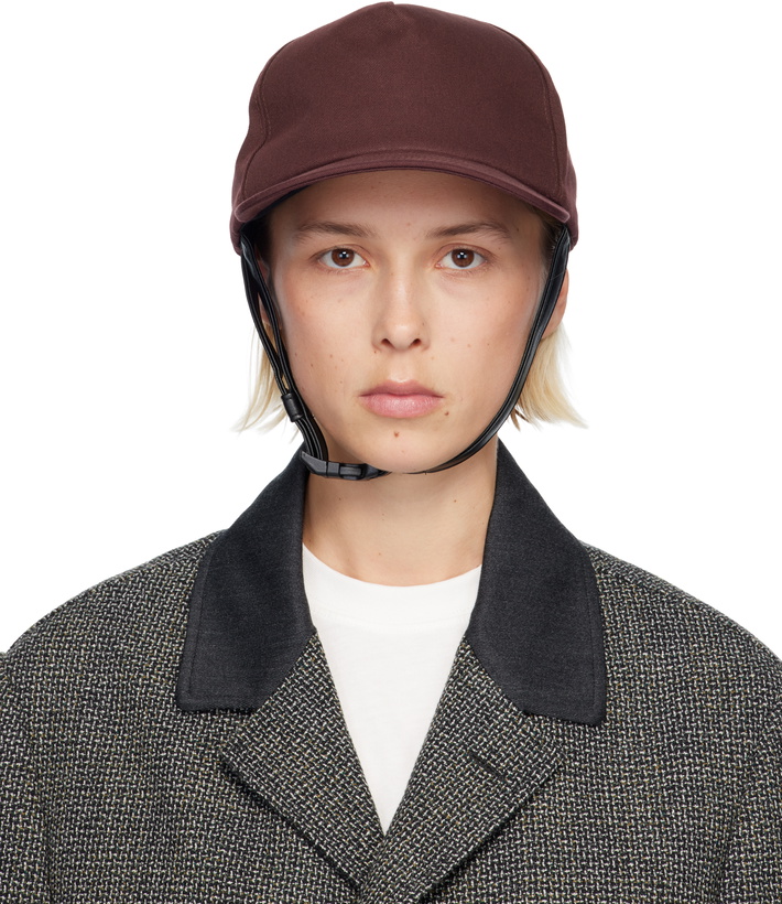 Photo: Maison Margiela Burgundy Riding Cap
