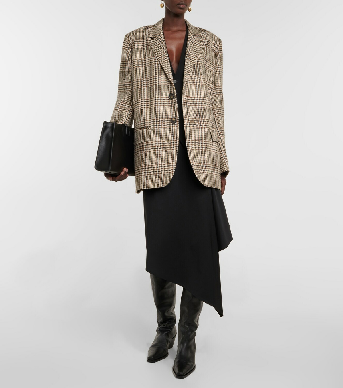 Petar Petrov Issa houndstooth virgin wool blazer