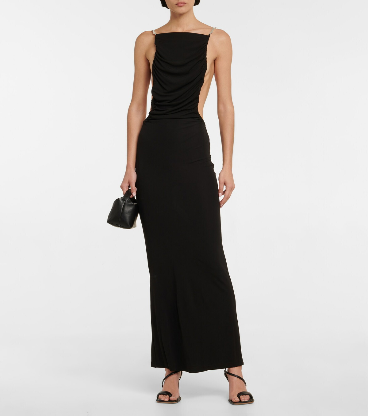 christopher esber ruched jersey maxi dress Christopher Esber