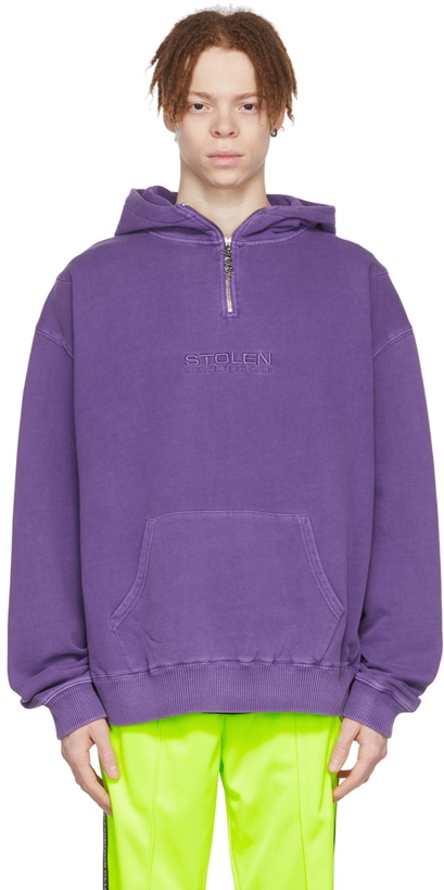 Photo: Stolen Girlfriends Club Purple Organic Cotton Hoodie