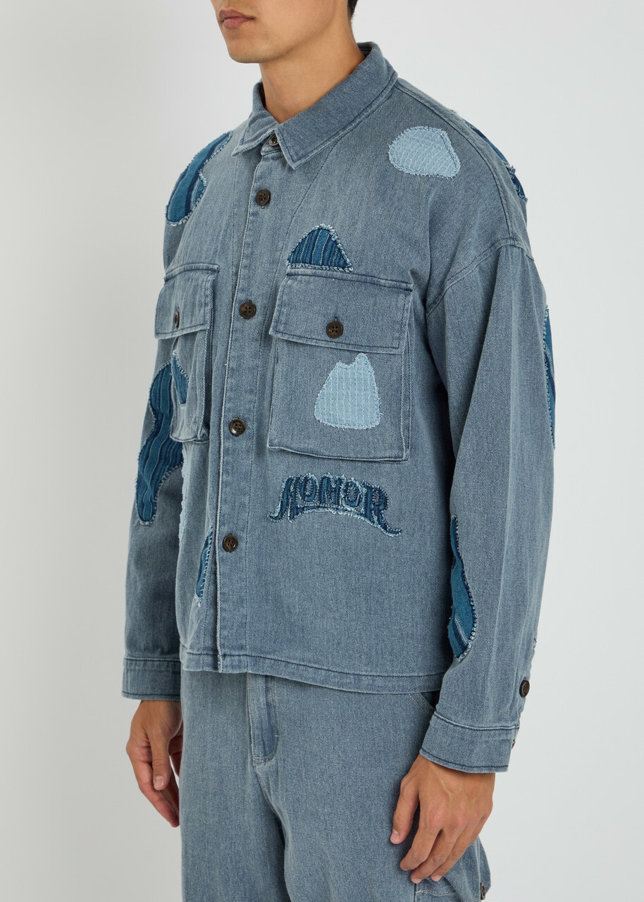 Honor The Gift Motorhead Cover Denim Jacket Navy