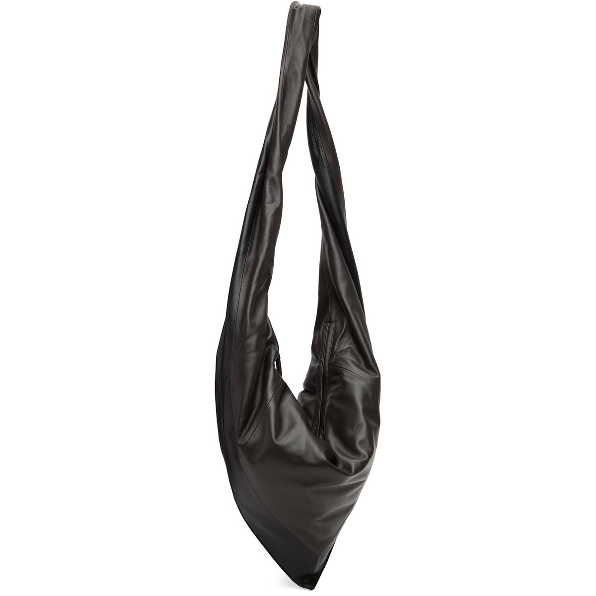 LEMAIRE Brown & Black Small Scarf Extended Handle Bag