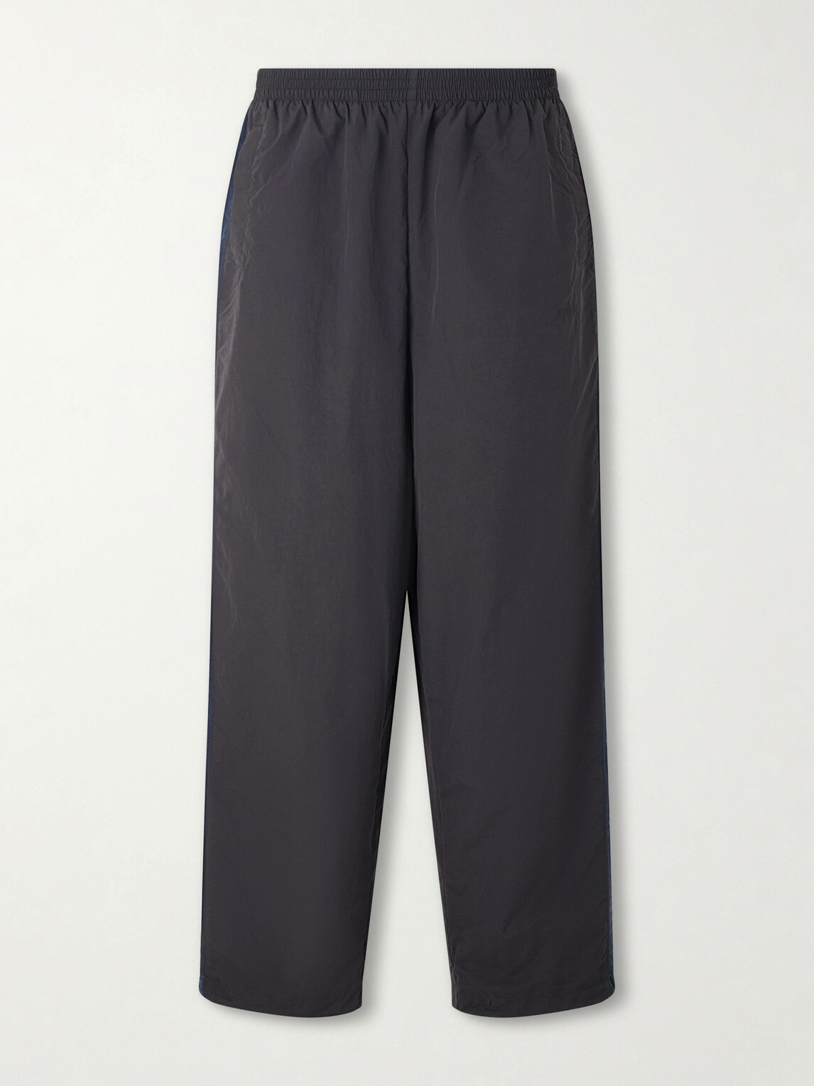 VETEMENTS - Wide-Leg Striped Shell Sweatpants - Black