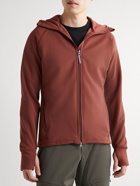 Houdini - Mono Air Houdi Slim-Fit Polartec Power Air Light Zip-Up Ski Hoodie - Burgundy