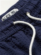 Alex Mill - Saturday Cotton-Seersucker Drawstring Shorts - Blue