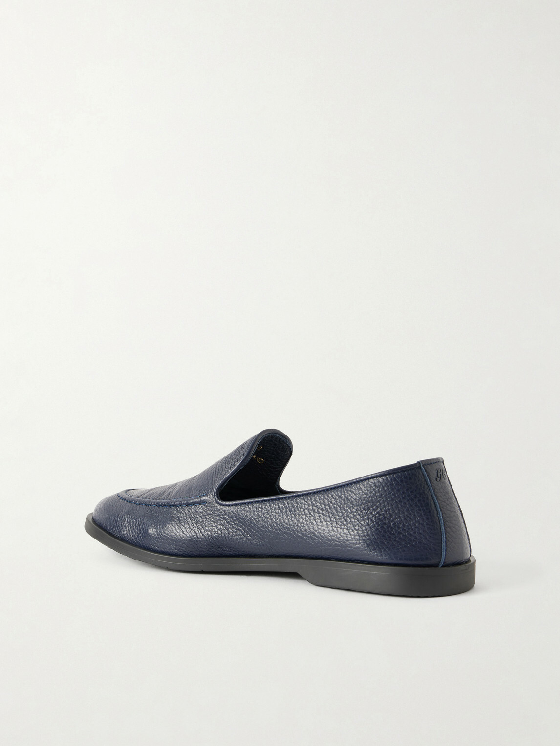 George Cleverley - Cornwall Full-Grain Deerskin Loafers - Blue