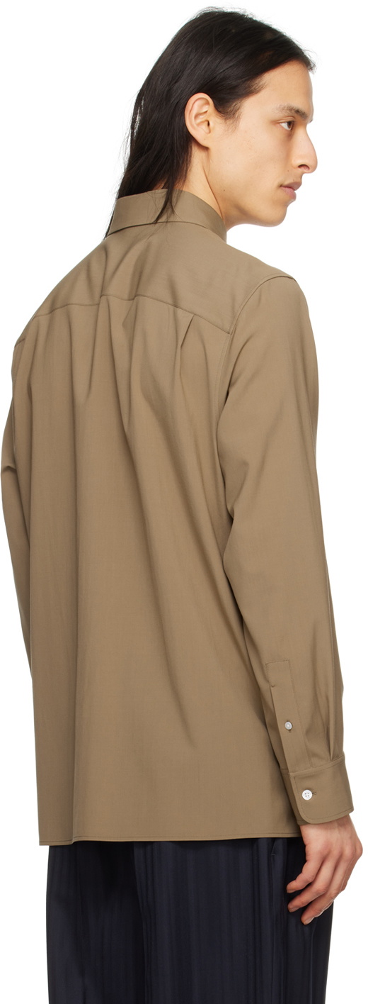 THE ROW kroner shirtブラウン長袖シャツ THE ROW 