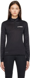 adidas Originals Black Half-Zip Top