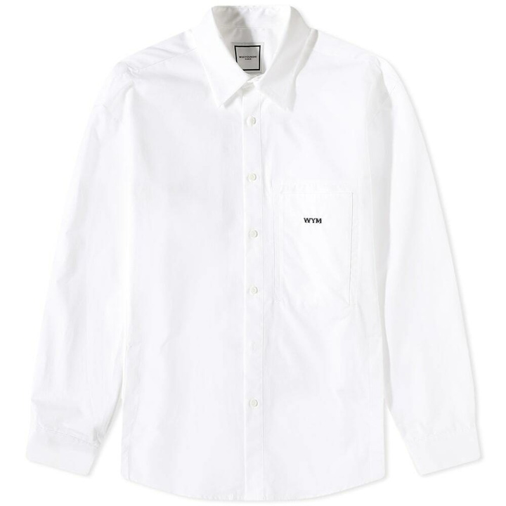 Photo: Wooyoungmi Men's Back Logo Shirt in White