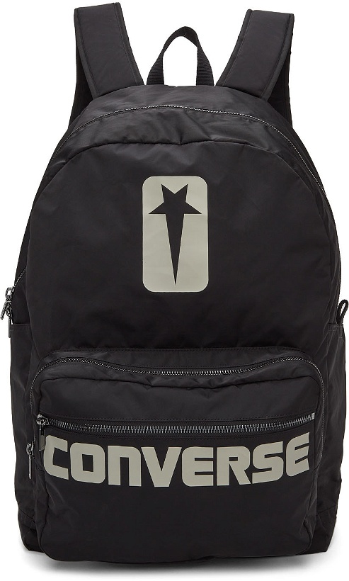 Photo: Rick Owens Drkshdw Black Converse Edition Oversized Backpack