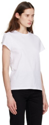Filippa K White Soft Cap Sleeve T-Shirt