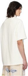 Jil Sander Off-White Zip Shirt