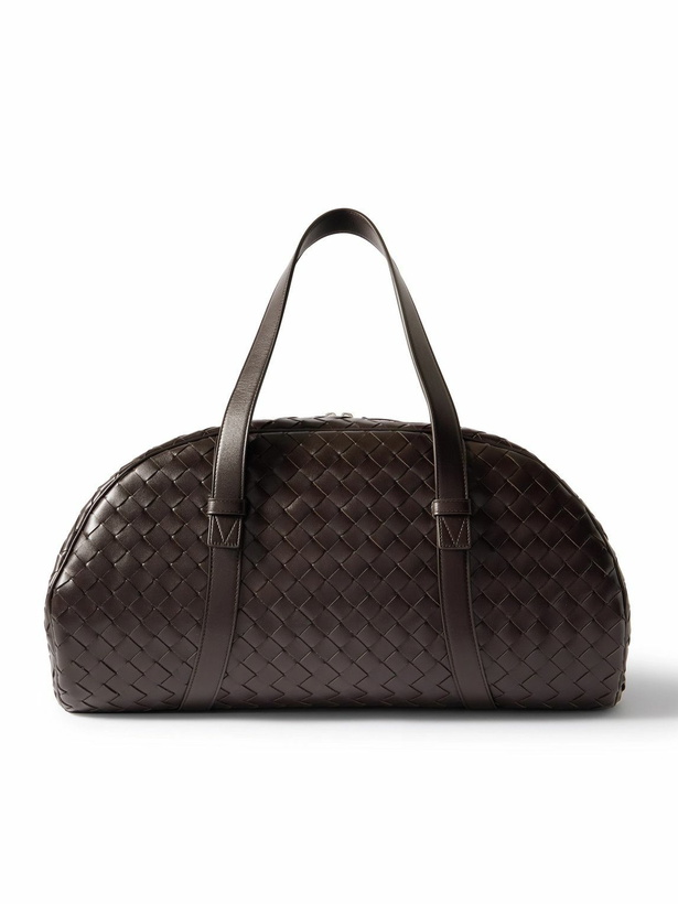 Photo: Bottega Veneta - Jim Queen Medium Intrecciato Leather Duffle Bag