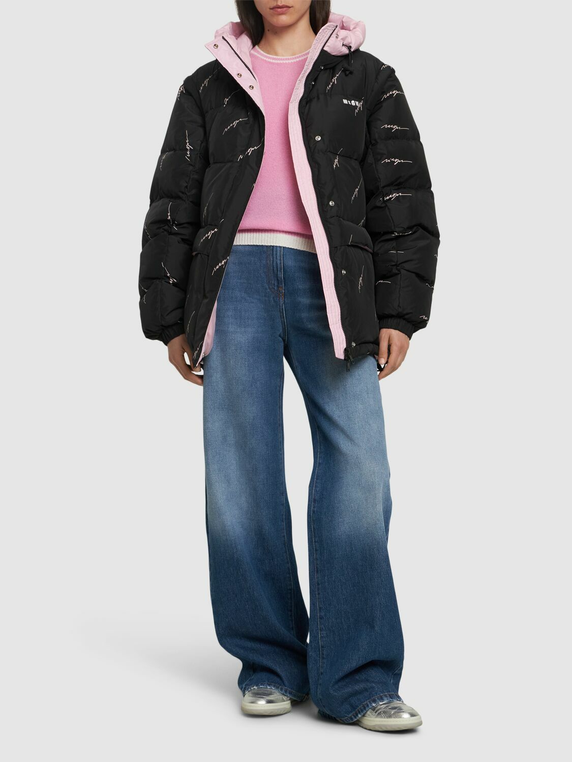 MSGM Printed Down Jacket MSGM