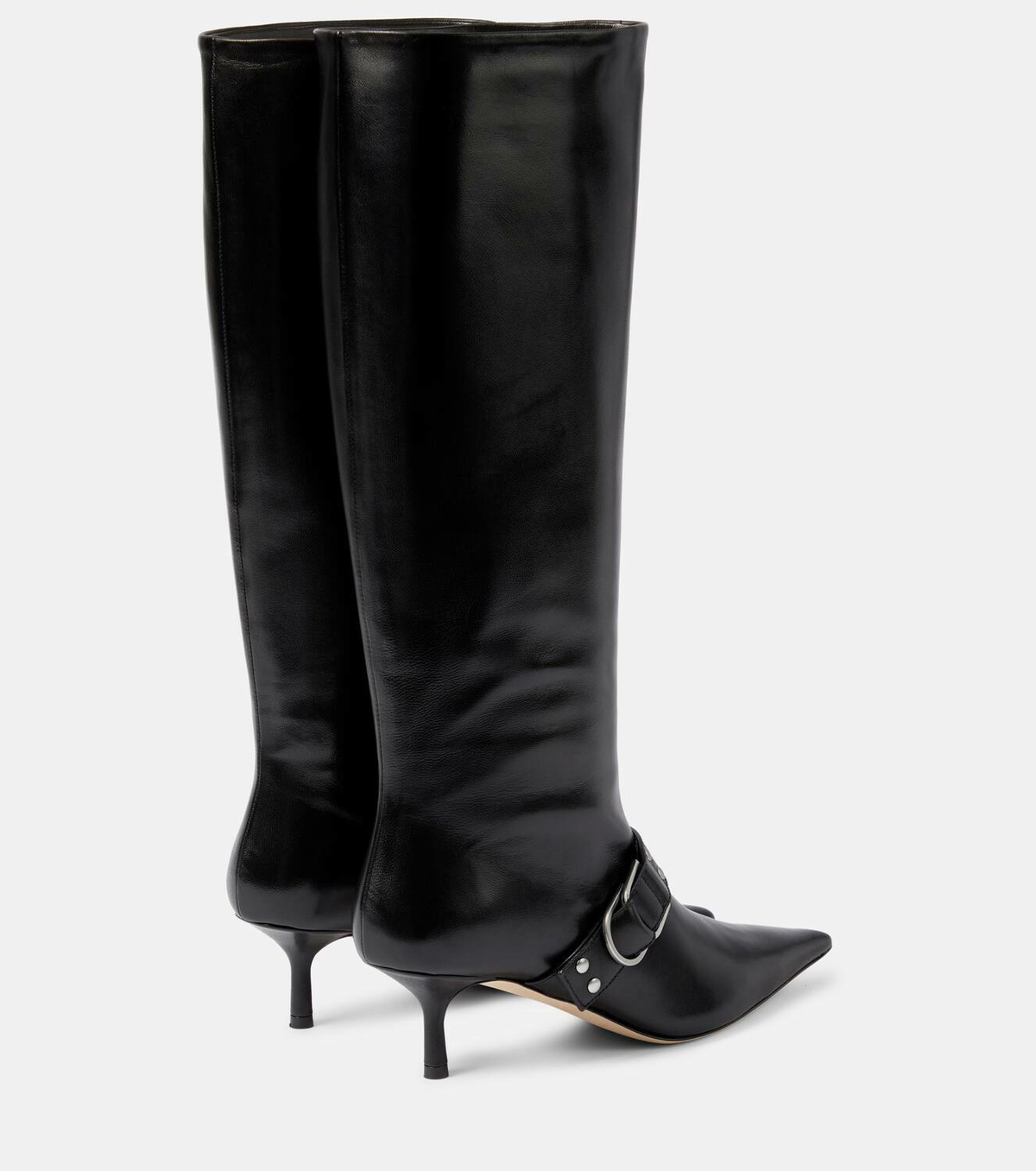 Blumarine Jeanne leather knee-high boots