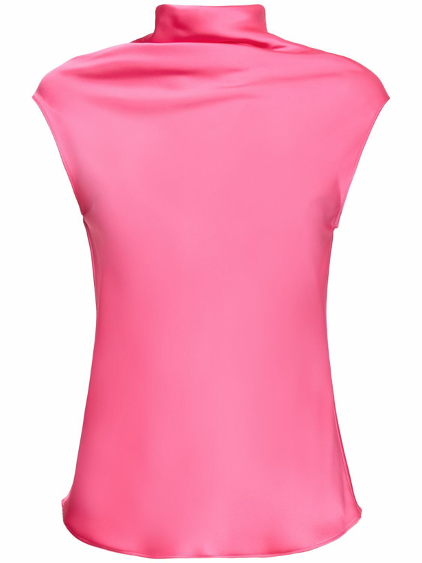 Photo: PHILOSOPHY DI LORENZO SERAFINI Sleeveless Satin Top