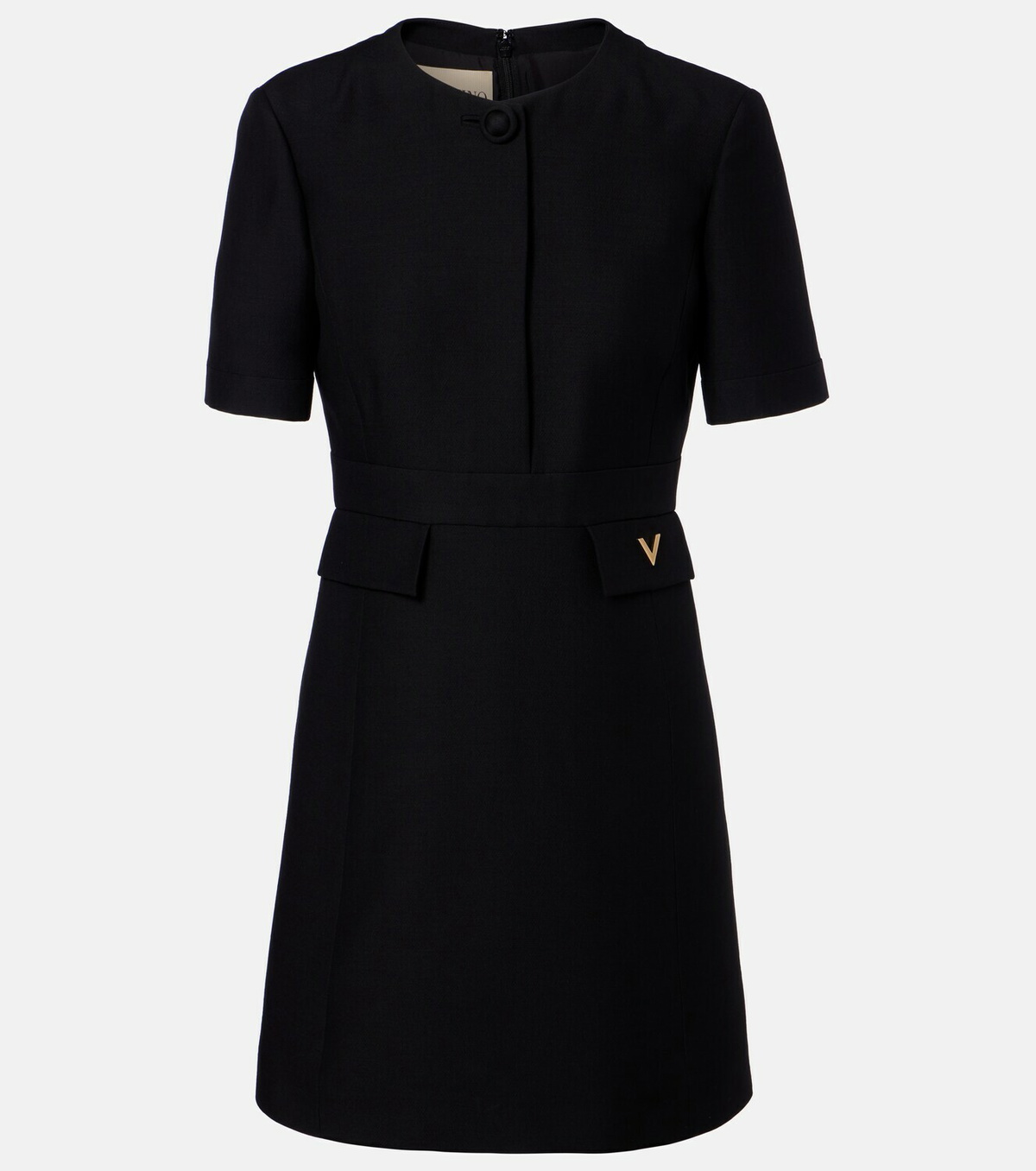 Valentino Crepe Couture VGold minidress