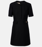 Valentino Crepe Couture VGold minidress