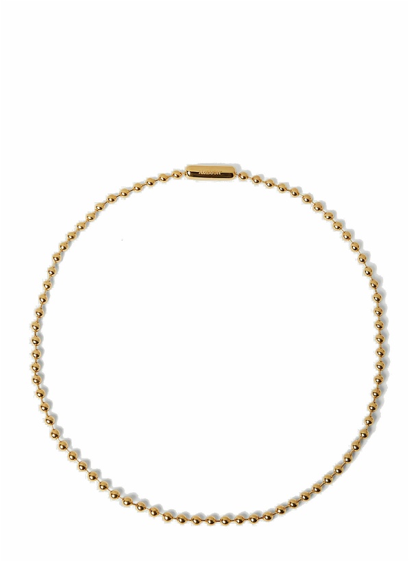 Photo: Ball Chain Necklace in Gold