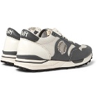 visvim - Roland Leather and Mesh Sneakers - Gray