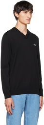 Lacoste Black Patch Sweater