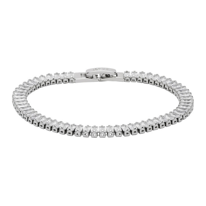 Photo: Numbering Silver 1530 Swarovski Crystal Bracelet
