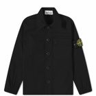 Stone Island Junior Overshirt Jacket in Black