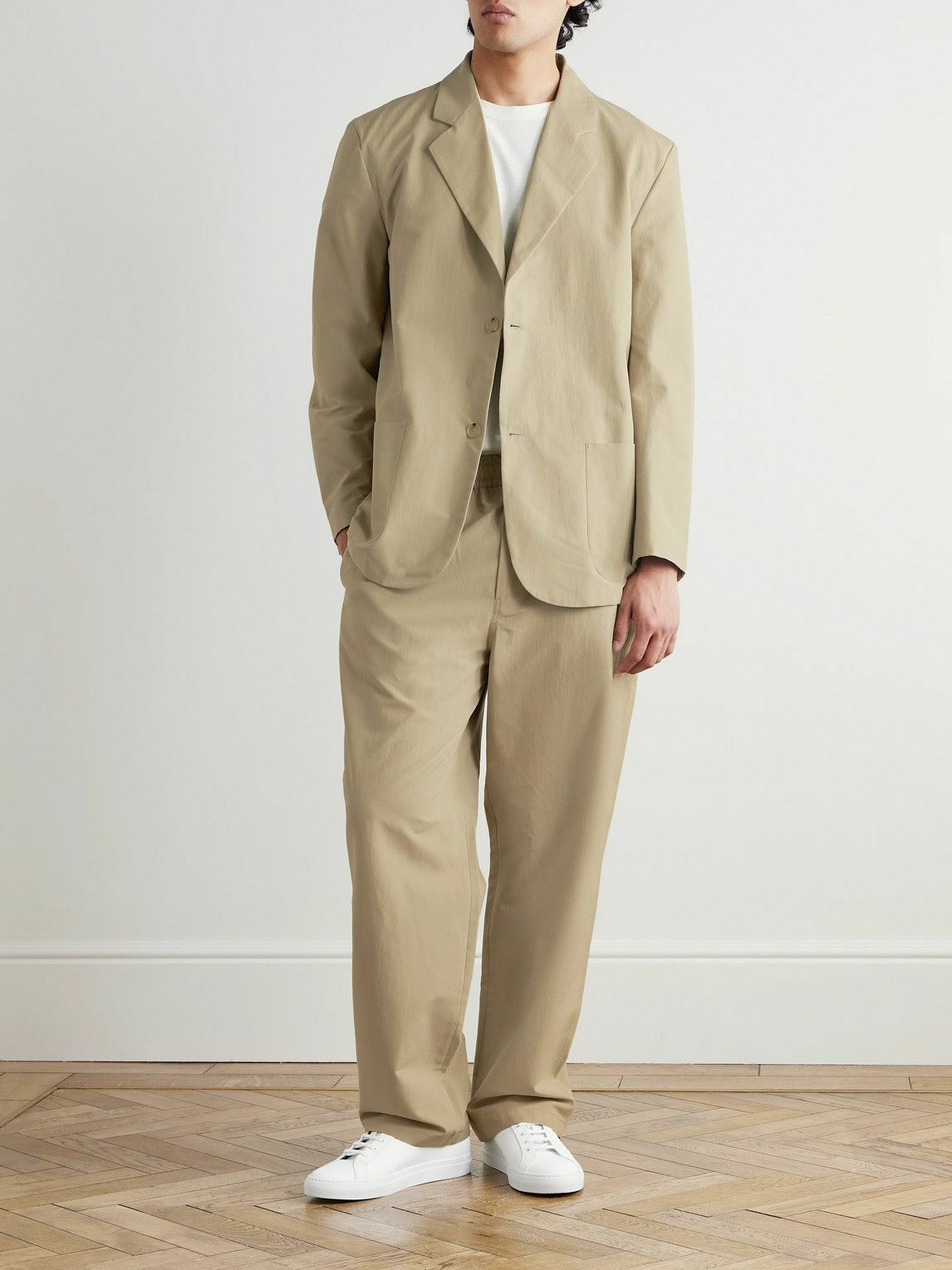 SSAM - Cotton and Silk-Blend Blazer - Neutrals