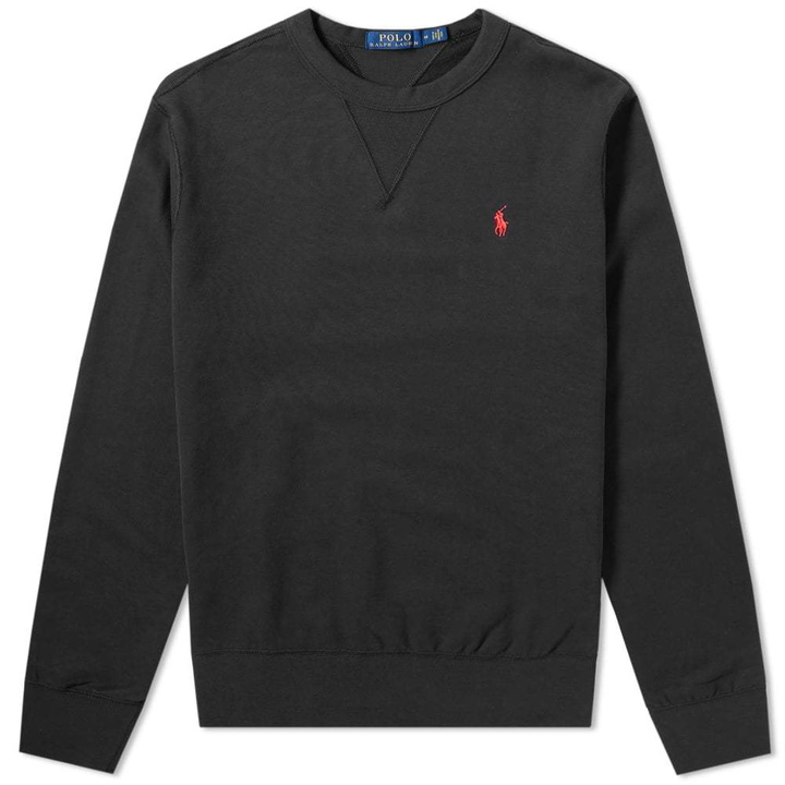 Photo: Polo Ralph Lauren Vintage Fleece Sweat Polo Black