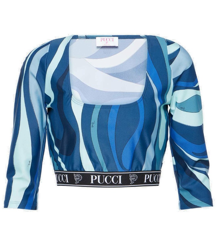 Photo: Pucci Printed sports bra