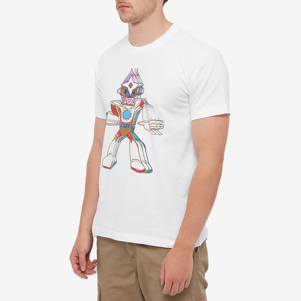 Good Morning Tapes Men's LSD Power Ranger T-Shirt in White Good