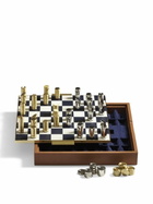 Ralph Lauren Home Brown Fowler Chess And Checkers Game Set