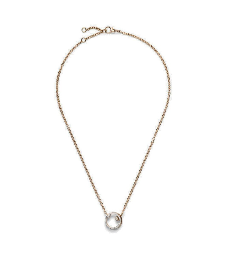 Photo: Pomellato Pomellato Together 18kt rose gold pendant necklace with diamonds