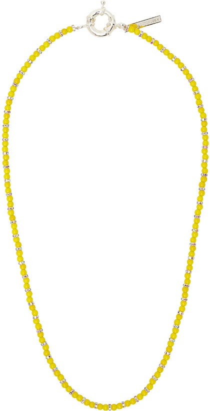 Photo: PEARL OCTOPUSS.Y SSENSE Exclusive Yellow Banana Necklace