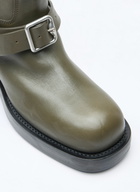 Burberry Leather Saddle High Boots
