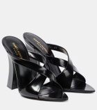 Saint Laurent Eva 110 leather mules