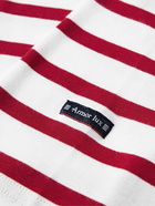 Armor Lux - Slim-Fit Striped Cotton-Jersey T-Shirt - Red