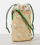 Loewe Paula's Ibiza Anagram beaded bucket bag