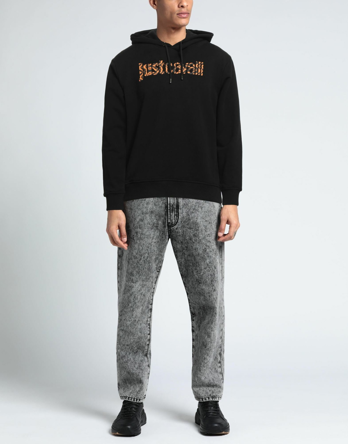 Just Cavalli Mens Sweatshirt in Black