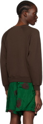 Meryll Rogge Brown Printed Sweatshirt
