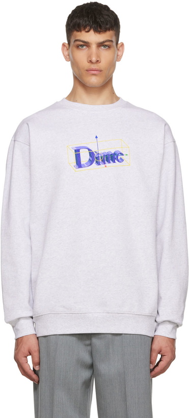 Photo: Dime Gray Cotton Sweatshirt