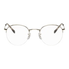 Ray-Ban Silver Round Gaze Glasses