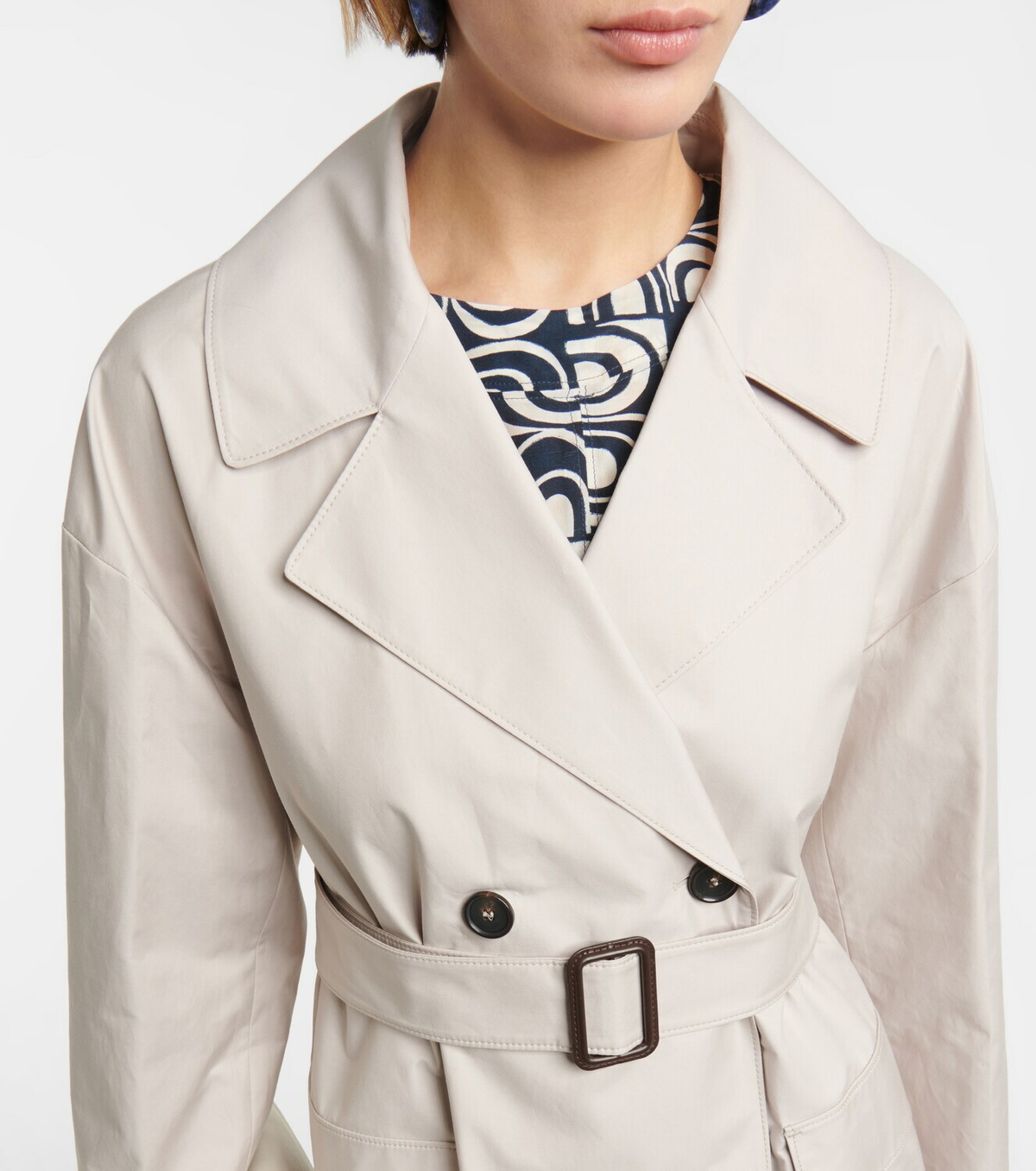 Max Mara - Cotton-blend trench coat Max Mara