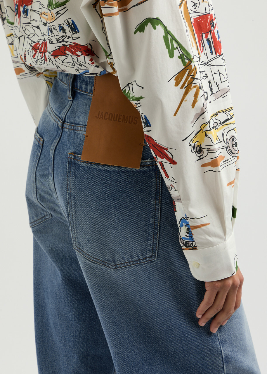 Jacquemus Le De Nîmes Large Wide-leg Jeans Denim Jacquemus